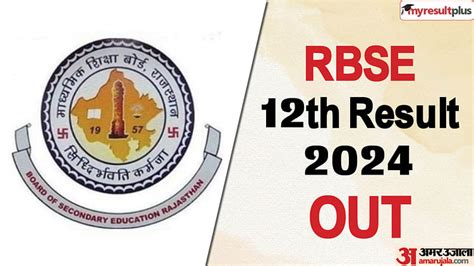 RBSE 12th Result 2024 OUT .